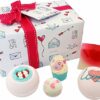 Bomb Cosmetics Jar of Hearts Handmade Wrapped Bath  Body Gift Pack Contains 5Pieces 500g