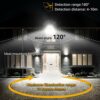 Lepro Security Lights Outdoor Motion Sensor, 50W PIR Sensor Security Light, 4200 Lumens Super Bright, Ultra Thin, Water-Resistant Flood Light for