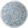 21 x 21 Inches Round Shape White Marble Sofa Center Table to add Royal Look in your Home Floral Pattern Inlay Work Coffee Table Top