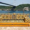 Yellow Sofa Cushions Arabic Majlis Arabic Floor Couch Reading Loveseat 84 Thickness Moroccan Floor Seating Set Moroccan Home Decor Cushion Sofa F