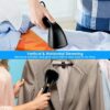 Moolan Clothes Steamer, Handheld Steamer for Clothes 2-in-1, Fabric Wrinkle Remover with 360° Leak-Proof Design, 25s fast heat up, Garment Steame