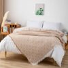 LHGOGO Sofa Throws Large 3 Seater Sofa Throw Blanket Versatile Reversible Throws for sofas Large Throws for Settees Couch Bed and Chair with Deco