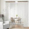 HSYLYM Knitting String Curtain Panels Dense Polyester Fringe Curtain Fly Screens Room Divider for Door Window DecorEcru90x200cm