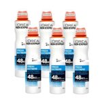 LOral Men Expert Fresh Extreme 48 Hrs AntiPerspirant Deodorant for Men 250 ml Pack of 6 Bulk Buy
