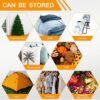 Errum Garden Furniture Cushion Storage Bag, 200x75x60cm Heavy Duty Rip Proof 420D Oxford Fabric Waterproof Christmas Tree Storage Bag with Handle