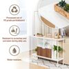 Tektalk Console Table Sofa Table Side Table Entryway Table for Hallway Entryway Living Room White