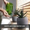 Byhagern 1L Garden Watering Can, Flower and Plants Watering Can with Stainless Steel Long Spout, Large Capacity Watering Can for Indoor/Outdoor