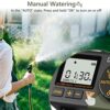 Water Timer for Irrigation, Diivoo Sprinkler Timer 2 Outlets, Automatic Hose Tap Timer, Garden Watering Systems With Rain Delay/Auto&Manual Mode