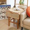Aitao Nightstands Set of 2 with Rattan Drawer Modern Night Stand for Bedrooms Wooden Bedside Table Side Table for Small Place Living Room and Bed