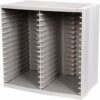 Fellowes CD Storage Unit, Holds 30 Discs + 18 on Top of CD Rack, Grey & Hama CD Rack for 20 CDs (CD storage for hanging or standing, space-saving
