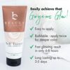 Organic  Natural Self Tanner  Sunless Tanning Lotion  NonStreaking Cream Develops a Bronze and Golden Self Tan in a Few Hours  NonToxic and DyeFr