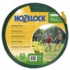 HOZELOCK - Flat Sprinkler Hose 15 m : Perforated Hose Producing a Fine Spray like a Sprinkler, for Watering Narrow, Long Surfaces (27 m²), Ready