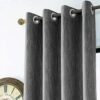 Melodieux Elegant Cotton Wide Blackout Curtain for Sliding Glass Door Living Room Divider Grommet Drapes 100 by 84 Inch Beige 1 Panel