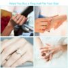 Ring Sizer Measuring Tool, 27 PCS Premium Ring Measurement Tool, US Ring Size 0-13 with Half Size, 1 PCS Finger Ring Sizing Measure Gauge, by UUB