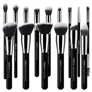 Makeup Brushes Zoreya Makeup Brush Set Premium Foundation Brush Kabuki Brush With Soft and CrueltyFree Syntheticfor Cosmetics Foundation Conceale