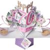 Happy 70th Birthday Pop-Up Greeting Card Original Second Nature 3D Pop Up Cards