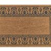 LUA VIKA Coir door mat, inside and outside door mats, welcome mat, indoor and outdoor doormats, front doormat, non slip with PVC backing, entranc