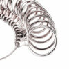 MUDDER Stainless Steel Finger Sizer Measuring Ring Tool, Size 1-13 with Half Size, 27 Pcs