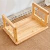 na Tea Table Natural Color Rectangle Asia Furniture Living Room Wooden Low Table for Sitting on the Floor