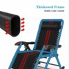 Heavy Duty Garden Furniture Sets Sun LoungerCamping Garden Chairs Folding Zero Gravity Deck Chair Recliner Reclining Waterproof Chaise Loungers M