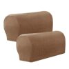 Amusingtao Armrest Covers Sofa Set of 2 Stretch Armchair Couch Anti-Slip Waterproof Furniture Protector Slipcovers for Armrest Chair Covers (Wine