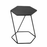 Corner Table Metal End Table Sofa Side Table for Living Room Lamp Desk Storage Unit Bedroom Bedside Table Cabinet Scandinavian Nordic Style Color