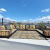 U Shaped Arabic Floor Sofa Set Black Floor Cushions Balcony Patio Sofas Pallet Sofa Ethnic Sofa Moroccan Sofas Sectional SofasPouffs U Sofa Full