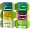 O Naturals 6Piece Green Tea Herbal Essential oils Bar Soap Collection Moisturizing Face  Body Cleanser Anti Acne Aromatherapy Gift Set Vegan Orga