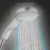 Mira Citrus 110mm Five Spray Replacement Chrome Shower Head