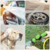 Garden Hose Spray Gun, Adjustable Foam Spray Gun with Soap Dispenser, 8 Patterns High-Pressure Sprayer with Reservoir for Lawn/Garden Watering Ca