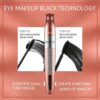 Black MascaraLash Waterproof Mascara 2 in 1 No Smudge Fiber Enhanced Mascara with Natural Curling Lengthening No Residue Long Lasting 1 Pack