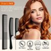 URAQT Hairdressing Combs Set 3pcs Hair Combs Hair Brushes Pin Tail Comb Anti Static Fine Tooth Cutting Comb Professional Salon Styling Comb