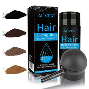 Hair Building Fiber for Hair Loss Hair Powder Spray with Applicator Hair Building Fibers Hair Loss Concealer Hair Thickening Products for Women M