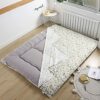 Japanese Futon Cover with Zipper 100% Cotton Cover for Traditional Floor Futon Mattress Removable Washable Without Mattress