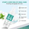 Whitening Toothpaste Foam Baking Soda Toothpaste Intensive Stain Removal Toothpaste 360Care for Month and Healthy Oral Environment Travel Friendl