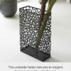Yamazaki NEST UMBRELLA STAND WIDE BK,Black