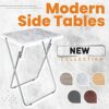 Secenart  OCTANGAL FOUR FOLDING TABLE STYLISH DESIGN COFFEE TABLEDURABLE MATERIALS 4 PIECES