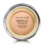 Max Factor Miracle Touch Foundation New and Improved Formula SPF 30 and Hyaluronic Acid 45 Warm Almond 1 Count Pack of 1