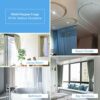 Ceiling Curtain Track Flexible Curtain Track Ceiling Track for Curtains Bendable Curtain Track Ceiling Wall Mount 9.8Ft Curved Curtain Track Syst