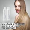 SALT AND SULPHATE FREE SHAMPOO 500ml for use AFTER KERATIN TREATMENTS and for COLOUR TREATED HAIR Organic Aftercare for Men and Women. No Salt Su