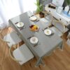 DARUITE Table Cloth,PVC Tablecloth Wipeable, Plastic Wipe Clean Tablecloth Rectangular, Waterproof Table Cover for Outdoor, Dining Room,Parties,G