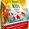 Tetra Pond Koi Sticks, Complete Food for All Koi Fish, 4 Litre