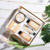 Spa Luxetique Spa Gift Set Bath Sets for Women Gifts 6pcs Vanilla Bath Gift Set Travel Gift Box with Hand Cream Body Lotion Shower Gel Bubble Bat