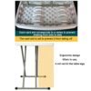 Garden Furniture Sets Folding table ultralight portable adjustable height folding camping table home small table childrens study desk single lapt