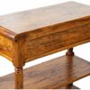Biscottini coffee table 80x38x80cm  Made in Italy coffee table with storage  solid lime wood coffee table  coffee tables for living room