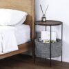 Simple Sofa Corner Living Room Side Bedside Table Side Table Mobile Bedroom Wrought Iron Small Coffee Table