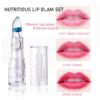 6PACK Clear Crystal Blossom Jelly Lipstick SetMagic MoodTemperaturePH Color Chaning Lip Blam Long Lasting Moisturizing Nutritious Lip Balm and Li