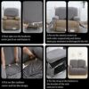 Jaotto Copripoltrona Relax Reclinabile, Fodere Copripoltrona 1 Posto Universal, Modern Copripoltrona Relax Elettrica Reclinabile Con Bag Lavabile