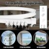 Bendable Ceiling Curved Curtain Track 3 Meters Flexible Curtain Track Ceiling Mount for Curtain Rail with Track Curtain System Bed Curtains Room