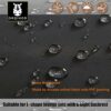 Orqihod L-shaped Garden Furniture Cover Waterproof 600D Heavy Duty Garden Rattan Corner Furniture Covers with Storage Bag 254X254CM Black Protect